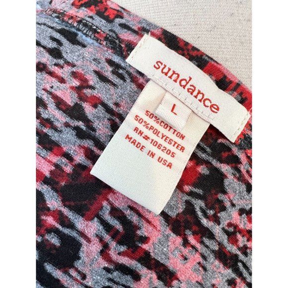 Sundance Ugly Christmas Shirt T-Shirt Pullover Large Burnout Long Sleeve Womens - Picture 3 of 8